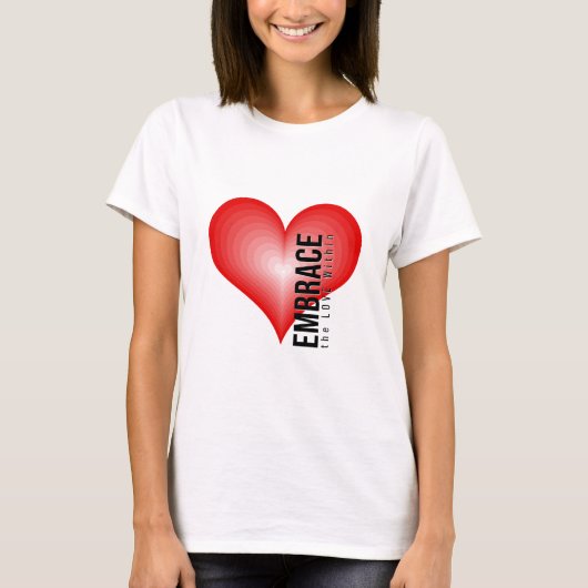 内で愛を受け入れる Tシャツ (正面)