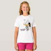 内なるエクリプスを受け入れる 天体月ラインアート Tシャツ (正面フル)