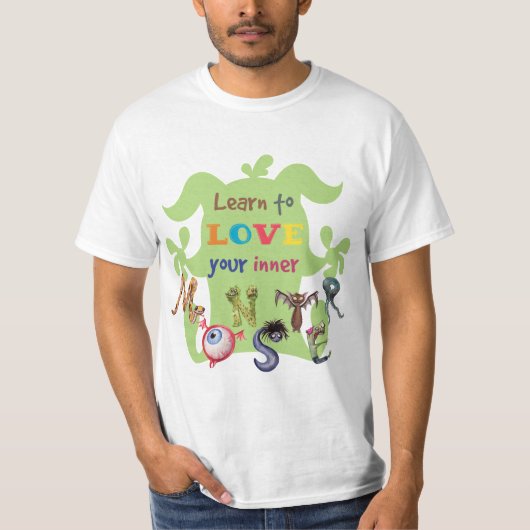 内なるモンスターを受け入れる Tシャツ (正面)