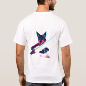 内なる侍のキツネ Tシャツ (裏面)