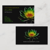 内なる光lはす抽象美術 名刺 (正面/裏面)