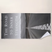 内なる力への道 ビーチタオル (正面)