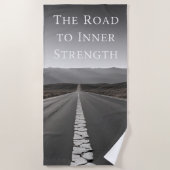 内なる力への道 ビーチタオル (正面)