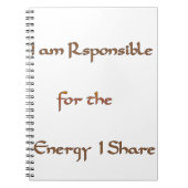 内なる力:エネルギーこそが重要だ ノートブック (正面)