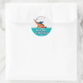内なる天使を解き放つ:魚釣りの喜び ラウンドシール (バッグ)