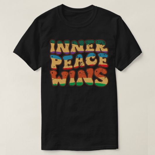 内なる平和が勝利する Tシャツ (デザイン正面)