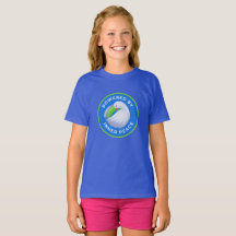 内なる平和に導かれた女の子の鳩Tシャツ