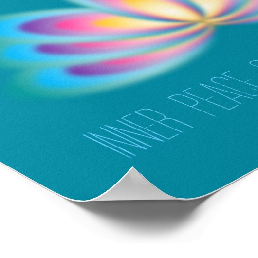 「内なる平和は外なる平和を生む」 ポスター (角)