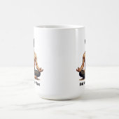 "内なる平和を見つけるマグ コーヒーマグカップ (中央)