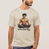 内なる平和を見つけるTシャツ Tシャツ (正面)