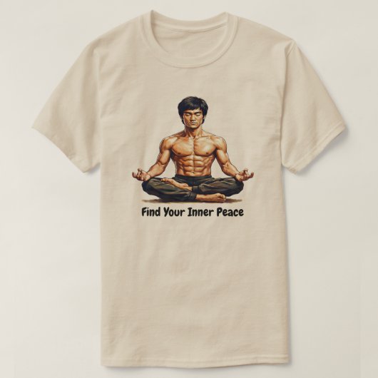 内なる平和を見つけるTシャツ Tシャツ (デザイン正面)