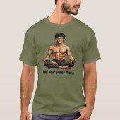 内なる平和を見つけるTシャツ Tシャツ (正面)