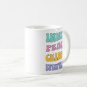 内なる平穏がすべてを変える コーヒーマグカップ (正面右)