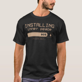 内なる平穏のインストール Tシャツ