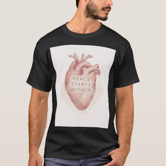 内なる平穏の源 Tシャツ (正面)