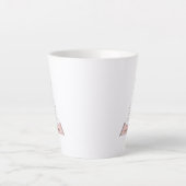 内なる平穏、外なる猫 カフェラテマグ (正面)
