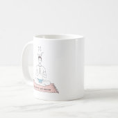 内なる平穏、外なる猫 コーヒーマグカップ (正面左)
