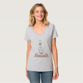 内なる平穏、外なる猫 Tシャツ (正面フル)