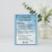 内なる強さを求める祈り ポストカード (スタンド正面)