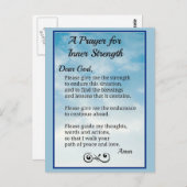 内なる強さを求める祈り ポストカード (正面/裏面)