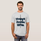 内なる強さ - メンズTシャツ Tシャツ (正面フル)