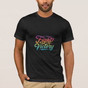 内なる戦士を解放 – 勝利まで戦う Tシャツ