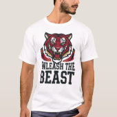 内なる獣を解き放て - 内なる虎の強さ Tシャツ (正面)