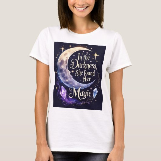 内なる魔法を見つける Tシャツ (正面)
