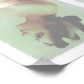 内にいる女性 ポスター (角)