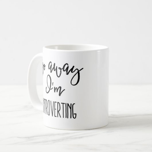 内に向けます! あなたのマグはここにあります! コーヒーマグカップ (正面左)