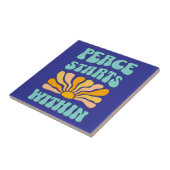 内に平和が始まる タイル (側面)