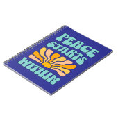 内に平和が始まる ノートブック (左側)