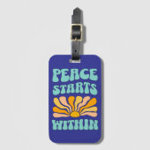 内に平和が始まる ラゲッジタグ (正面縦)