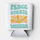 内に平和が始まる 缶クーラー (正面)