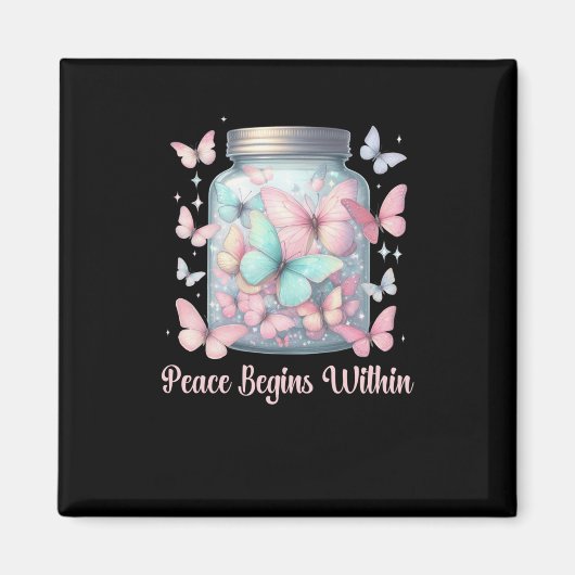 内に平和が訪れる マグネット (正面)