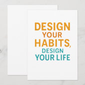 内に秘めた力を解き放て - やる気を高めるマインドセット 招待状 (正面/裏面)