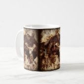 ~内に閉じ込められた落下 コーヒーマグカップ (正面左)