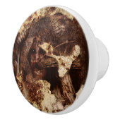 ～内に閉じ込められた落下 セラミックノブ (右)