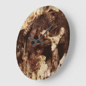 ～内に閉じ込められた落下 ラージ壁時計 (傾斜)