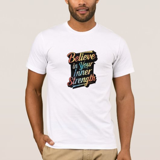 「内の力信じは内の力」 Tシャツ (正面)