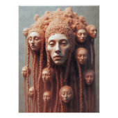 内の多くの顔 ポスター (正面)