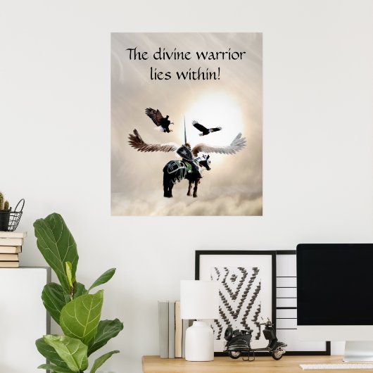 内の戦士 ポスター (ホームオフィス)