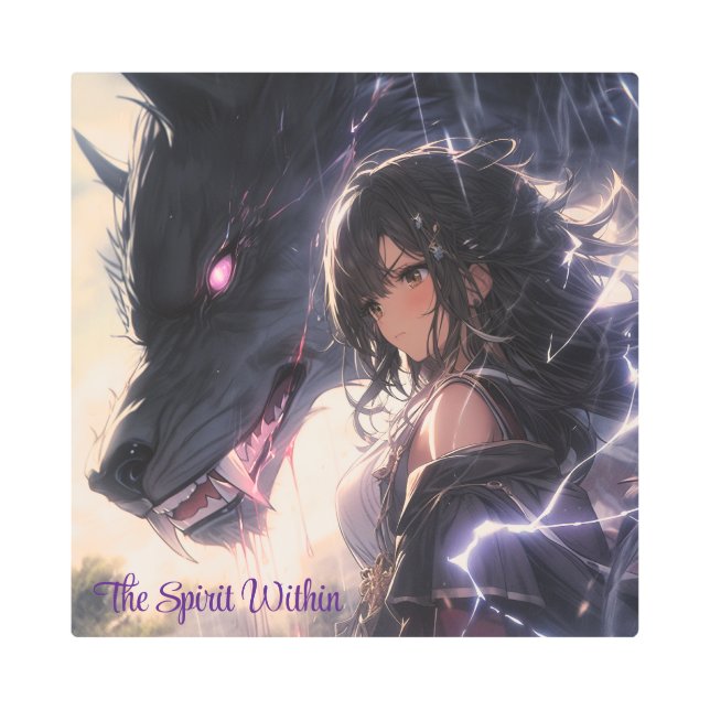 内の精神 メタルプリント (正面)