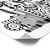 内の美しいを見る ポスター (角)