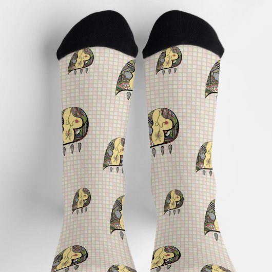 内の花 ソックス (上部)