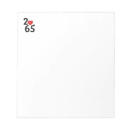 内の部屋番号256 ノートパッド