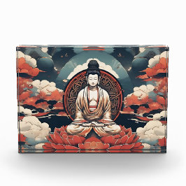 内の静寂：禅ブロックアート フォトブロック