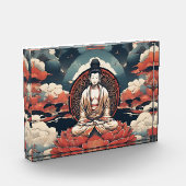 内の静寂：禅ブロックアート フォトブロック (左)