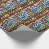 内を探索する ラッピングペーパー (角)