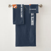 「内チャンピオンに火をつけろ!」 ラグビーチーム バスタオルセット (インサイチュ)